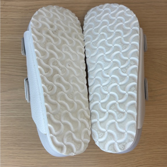 Birkenstock White Slip-On Sandals Woman’s 6 VGUC - Picture 6 of 6